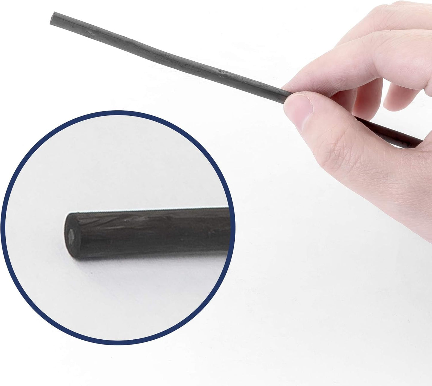 Pacific Arc 2 Pack Artist Vine Charcoal, Soft, Black 4 Charcoal Sticks for Drawing, Sketching, and Fine Art