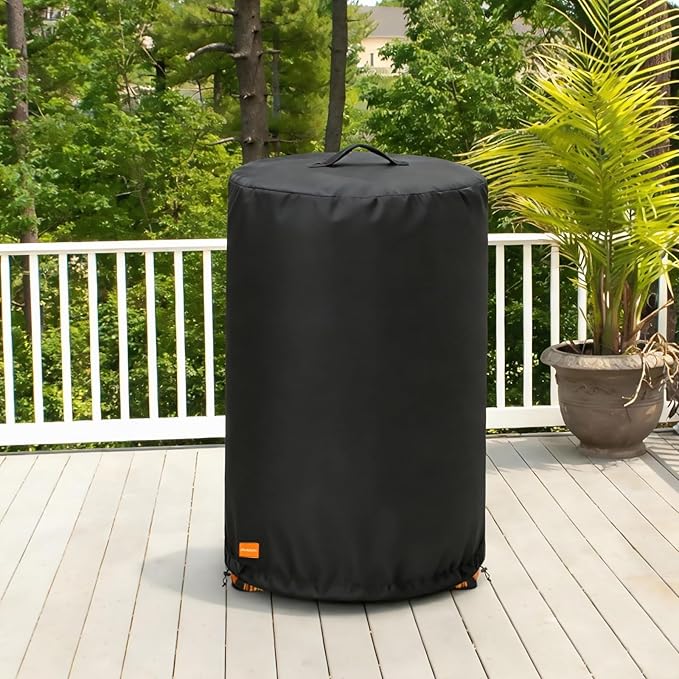 Cover for Ninja Fireside 360 Fire Pit,Outdoor Heavy Duty 600D Waterproof Cover for Ninja Fireside 360 Outdoor Heater,Designed with Buckles and Drawstring to Fix,Fits Ninja Fireside 360 Firepit