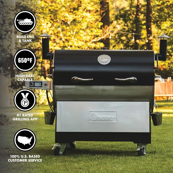recteq RT-2500 BFG Pellet Smoker Grill, Electric Pellet Grill, 2500 Sq In Cook Space, Wi-Fi