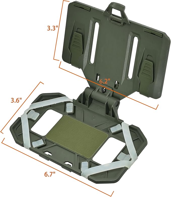 Tactical Plate Carrier Phone Mount, Universal Molle Phone Holder,Tactical Phone Holder Foldable Navigation Board for Tactical Vest Attachments