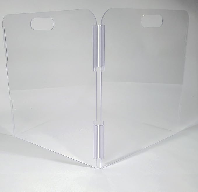 Pet Barrier (2-Panel) | Free-Standing Pet Gate | Foldable | Protect Your Indoor Living Spaces, Decorations, and Important Items from Pets | Made in The USA