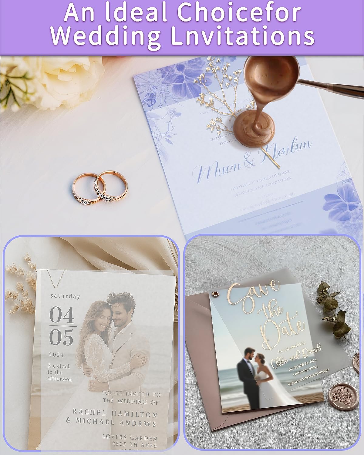 Vellum Paper 8.5 x 11 Translucent Printable 100gsm/68lbs Vellum Tracing Paper Translucent Vellum Paper for Invitation Greeting Cards Tracing Paper Pad for Drawing Sketching Writing (30 Sheets)