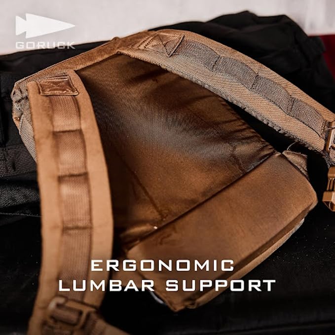 GORUCK Ruck Plate Carrier 3.0 - Streamlined Weighted Rucking Backpack w/Ergonomic Back Support & Extra Padded Straps - Compatible Ruck Plates, Black