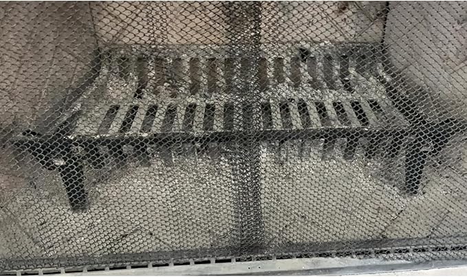 20 inch Fireplace Grate Heavy Duty, Cast Iron Fire Grate - 20" W x 15" D x 7" H