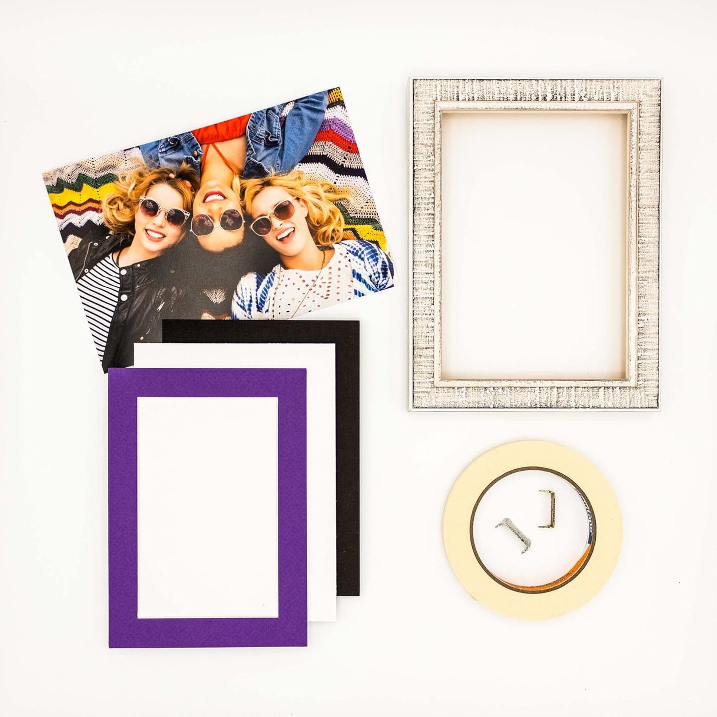 5.5x8.5 Mat for 8.5x11 Frame - Precut Mat Board Acid-Free Purple 5.5x8.5 Photo Matte for a 8.5x11 Picture Frame, Premium Matboard for Family Photos, Show Kits, Art, Picture Framing, Pack of 25 Mats