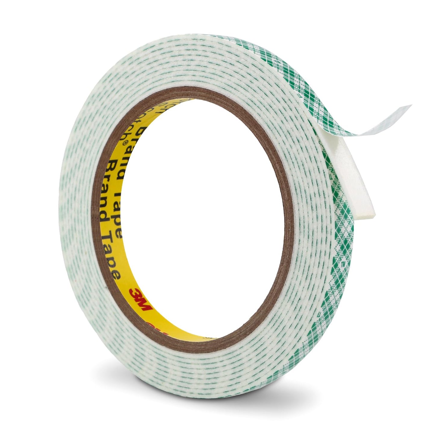 Double Sided Foam Tape 0.39" x 10Ft Made of 3M, Peel and Stick Foam Tape Mounting Tape Double Coated Urethane Strong Adhesion Polyurethane Tape for Crafts Interior DIY Card Indoor Outdoor, White