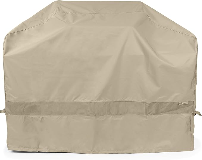 Covermates Grill Cover - Weather Resistant Outdoor Cover, Heavy Duty BBQ Covers for Large Outdoor Kitchen, Elite 300D Polyester, 57 Inch, Khaki