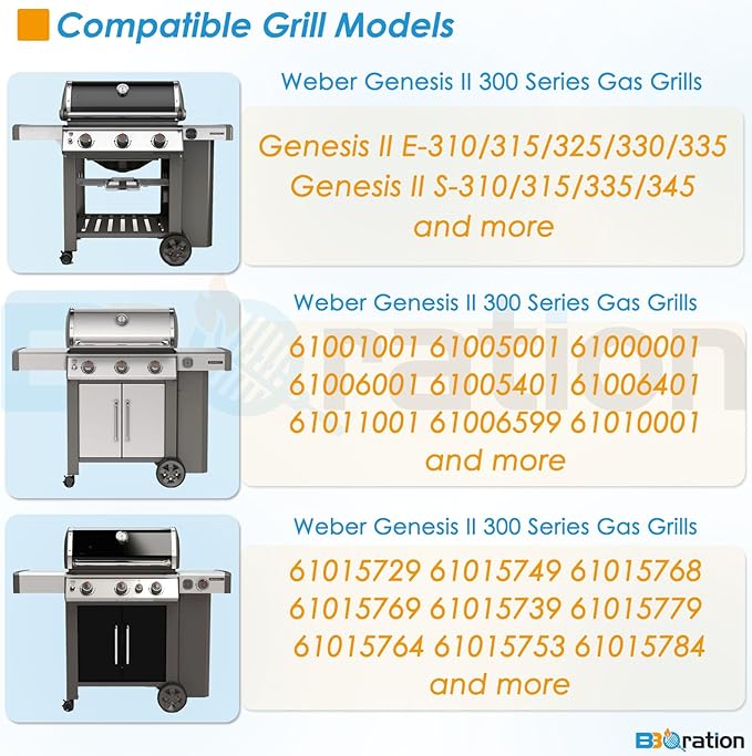 66044 Warming Rack for Weber Genesis II 300 Grill Parts Genesis ii E-310 ii E-315 ii E-330, Grill Warming Rack for Weber Genesis 2 Grill Parts Warming Rack for Weber 66044