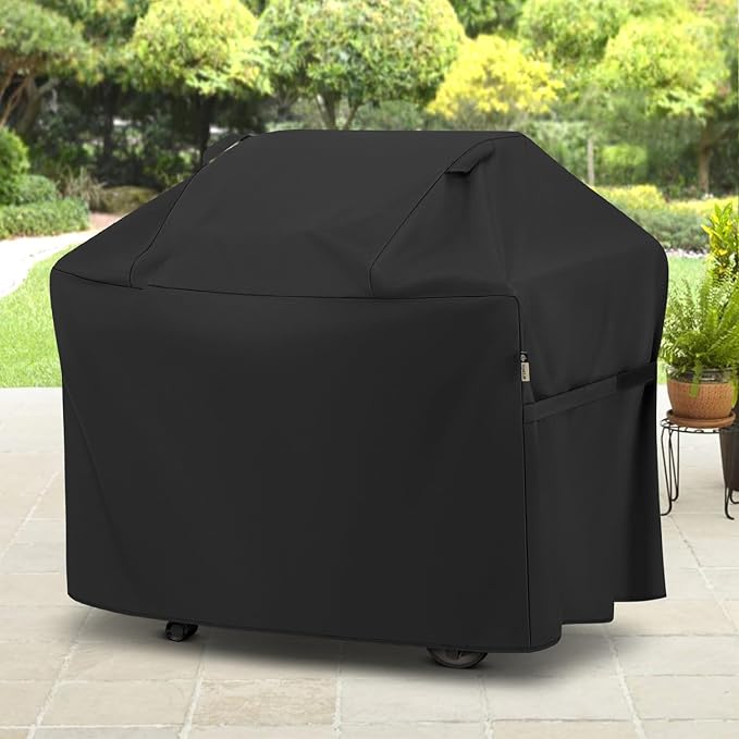 Arcedo BBQ Grill Cover 53 Inch, Heavy Duty Waterproof Outdoor Gas Grill Cover, Fade Resistant Durable and Convenient Compatible with Charbroil Weber Spirit Nexgrill Napoleon