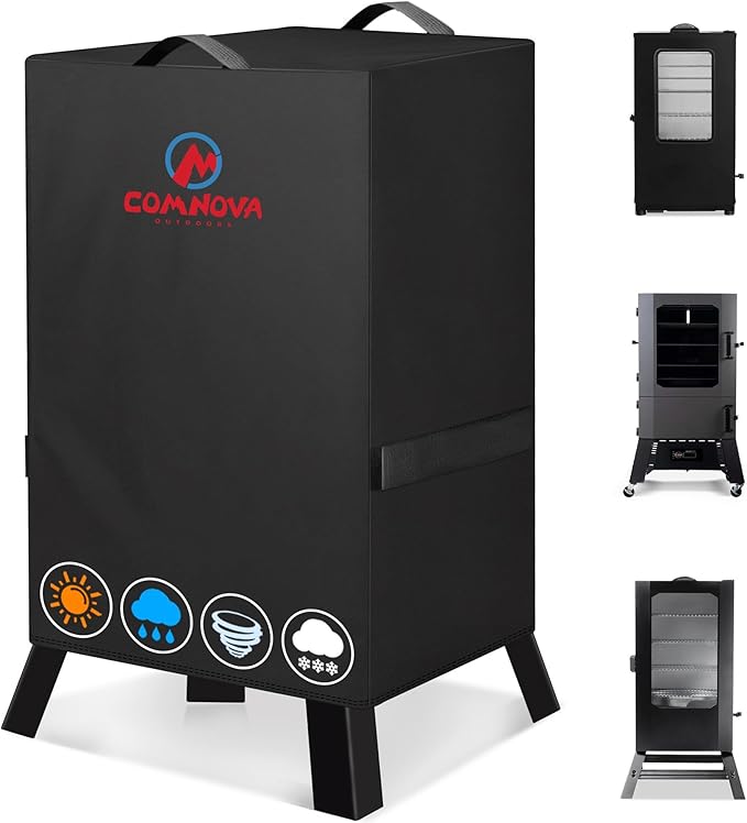 Comnova 40 Inch Electric Smoker Cover for Masterbuilt - 600D Smoker Covers for Masterbuilt Smokers Heavy Duty Waterproof, Vertical Smoker Cover for Masterbuilt, Char-Broil, Cuisinart 40 Inch Smoker