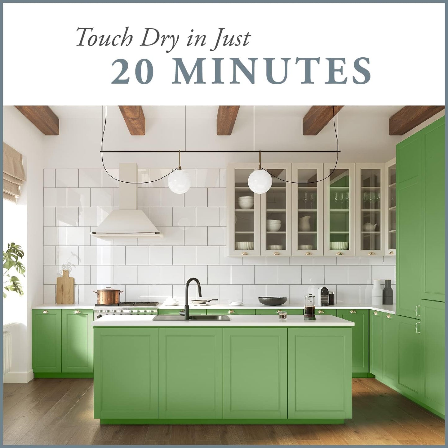 AMY HOWARD AT HOME Chalk-Based One Step Paint for Furniture, Cabinetry, Decor, Finish, and More | No Stripping, Sanding, or Priming | Dark Base | 32 Ounce | Easy Street