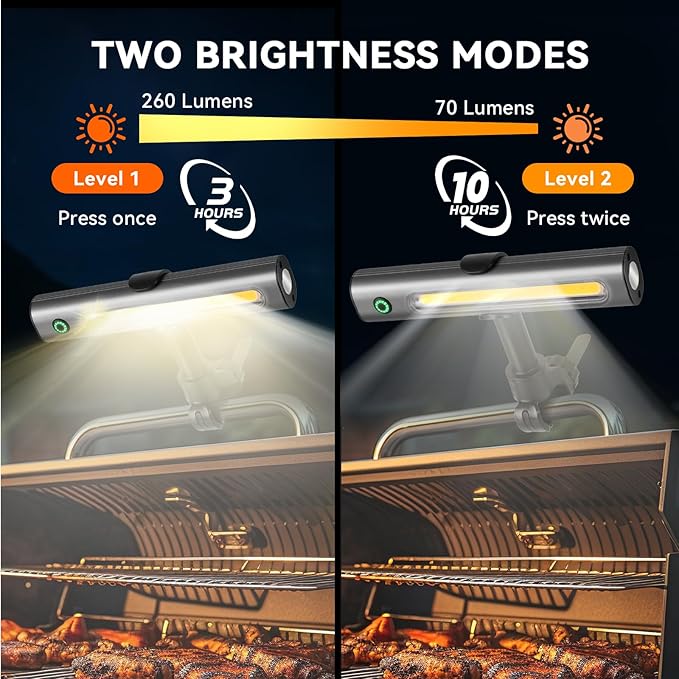 Grill Lights for Outdoor Grill Designed for Blackstone Weber Griddle, Magnetic BBQ Grill Light for Blackstone Griddle Accessories, Magnetic LED Grill Lights Gift for Men Women Dad Mom