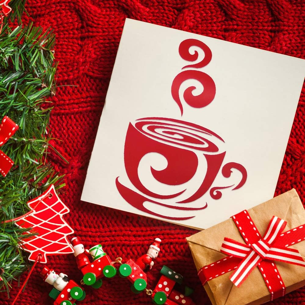 TECKWRAP Permanent Adhesive Vinyl 12" x 10ft, Matte Red