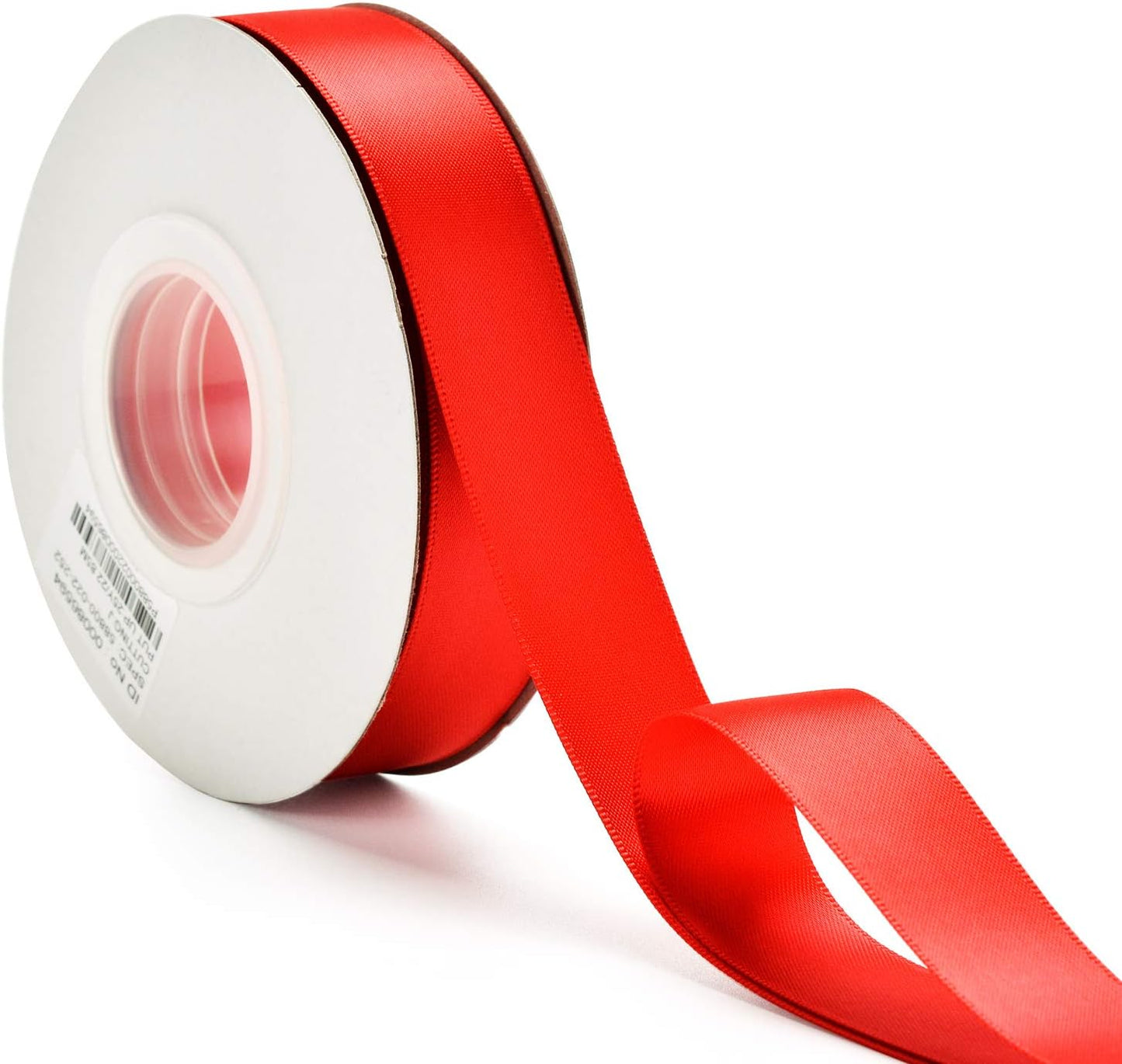 YAMA Red Double Face Satin Ribbon 7/8 Inch 25 Yards Red Silk Ribbon for Christmas Tree Gift Wrapping Hair Cabinets