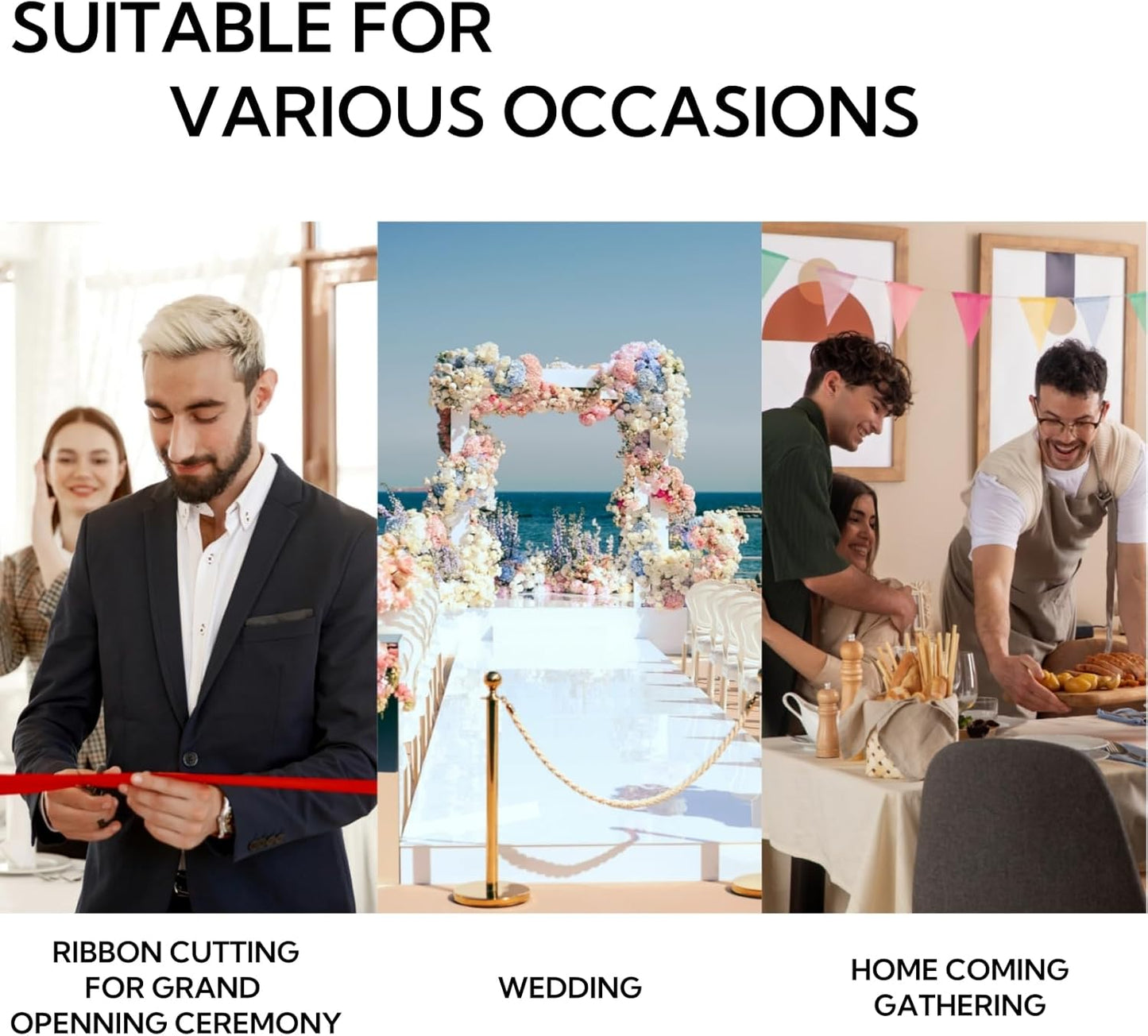 3 Inch 25 Yard Wide Satin Ribbon Pink, Solid Fabric Large Ribbon Roll for Cutting Ceremony Wedding Opening Party Decoration, Chairs, Sewing, Festival Pageant Sashes