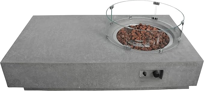All Fire Table Pit Wind Screens and Stainless Steel Buner Lid from ELEMENTI | ELEMENTI Plus and MODENO (Wind Screens, Round 24.4" WS - 001)