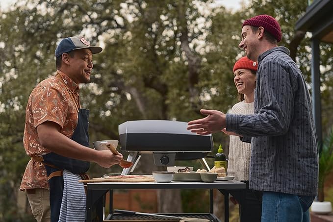 Ooni Koda 2 Pro Gas Pizza Oven – 18" Propane Powered Outdoor Oven with 28 mBar Regulator and Gas Hose, Propane Portable Pizza Oven - Black