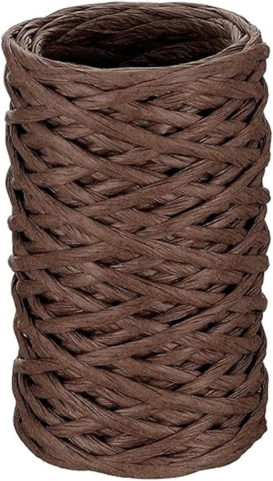 65 Feet Floral Wire Rustic Vine Bind Wire for Craft Wrapping Flower Bouquets(1 Roll,Dark Brown)