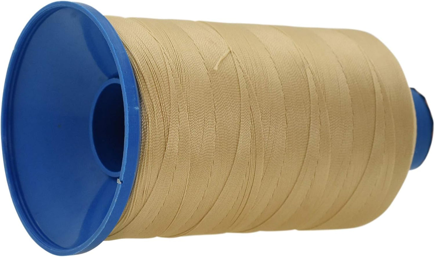 Mandala Crafts Bonded Nylon Thread Tan Heavy Duty Sewing Threads - 800 YDs Size 277 840D T270 Tex 270 Thread for Leather Jeans Weaving Outdoor Marine Upholstery Threads