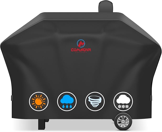 Comnova Pellet Grill Cover for Camp Chef 36 Series - 600D Premium Smoker Cover Waterproof & Heavy Duty for Camp Chef Woodwind 36, Woodwind Pro 36, PG36, SmokePro LUX 36, SmokePro SGX 36, and More
