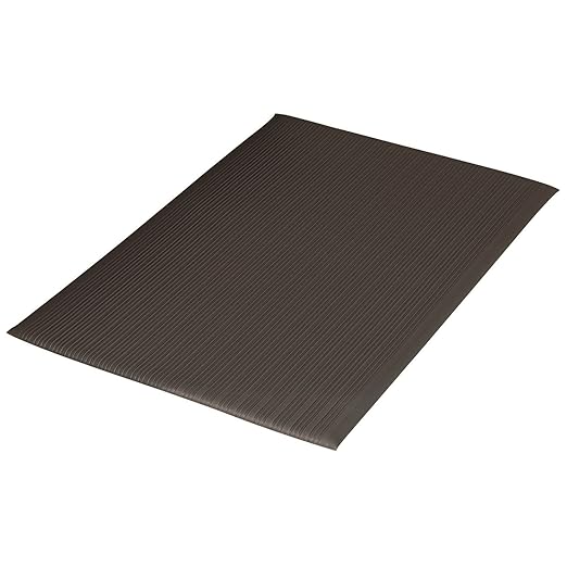 Guardian Air Step Anti-Fatigue Floor Mat, Vinyl, 27"x32", Black, Reduces fatigue and discomfort, Can be easily cut to fit any space
