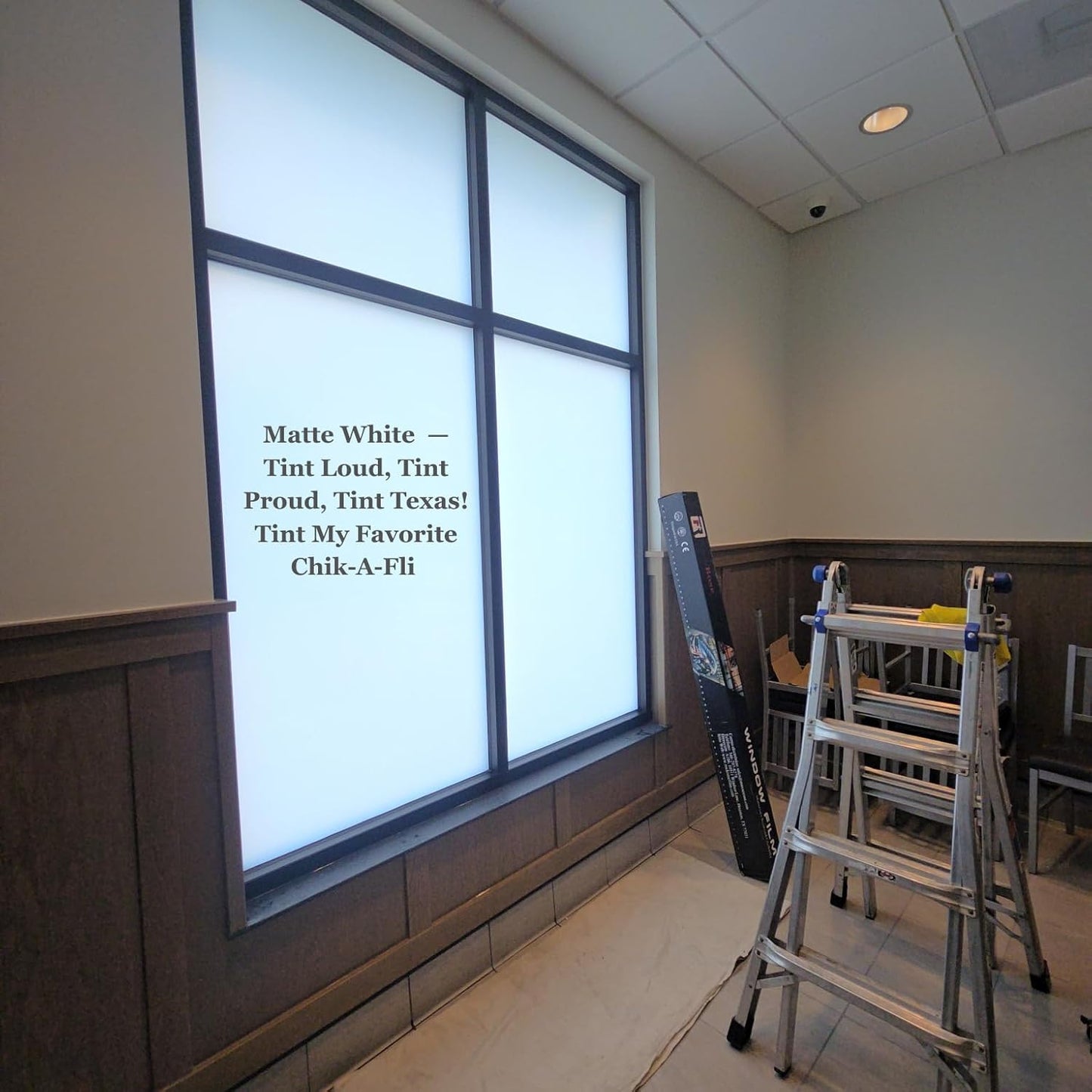 Rockrose Matte Frost Home Window Tint Film - Decorative Opaque Privacy Film Frosted for Home Offices Shower Door with UV Blocking - 60 in x 100FT - Matte Frost