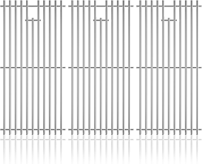 16 15/16 Inch Cooking Grates for Charbroil Advantage 463343015, 463344015, 463344116, G421-0008-W1 Advantage 3 Burner Gas 2 Coal Parts 463340516, Tru Infrared 463336016 Replacement Parts