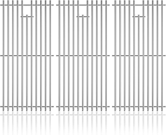 16 15/16 Inch Cooking Grates for Charbroil Advantage 463343015, 463344015, 463344116, G421-0008-W1 Advantage 3 Burner Gas 2 Coal Parts 463340516, Tru Infrared 463336016 Replacement Parts