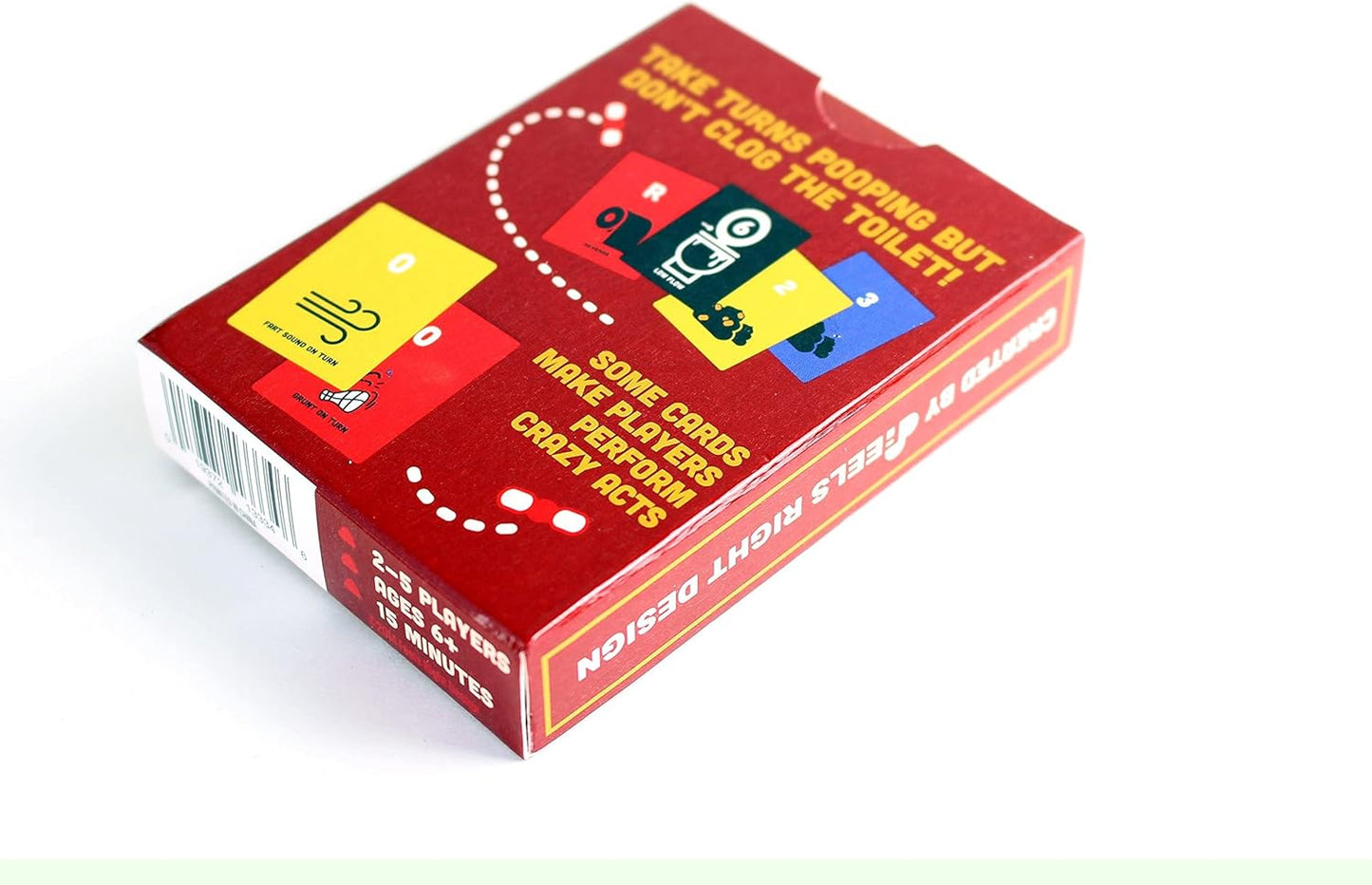 Breaking Games Poop The Game - Hilarious and Family-Friendly Card Game for Kids Ages 6 and Up - Perfect for Game Night and Parties - 2-5 Players