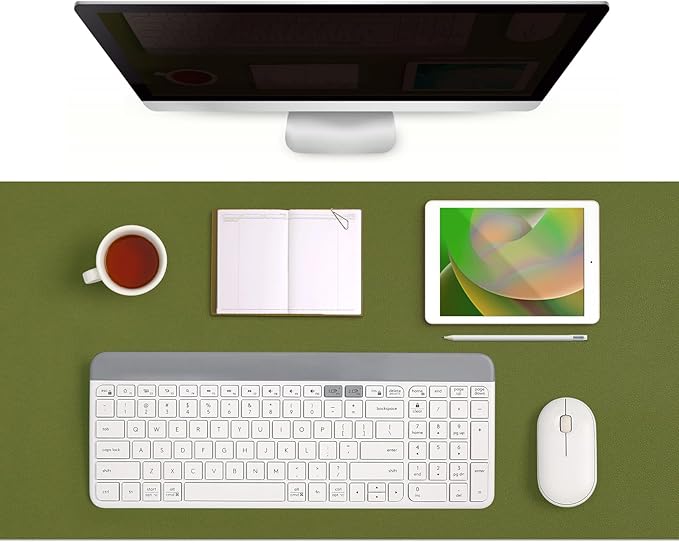 Myir JUN Table Runner Double Sided Vinyl Runner Table 72 Inch Long Runner for Table Washable Waterproof Non-Slip for Home Decorations Gray Green,12 x 72 inch