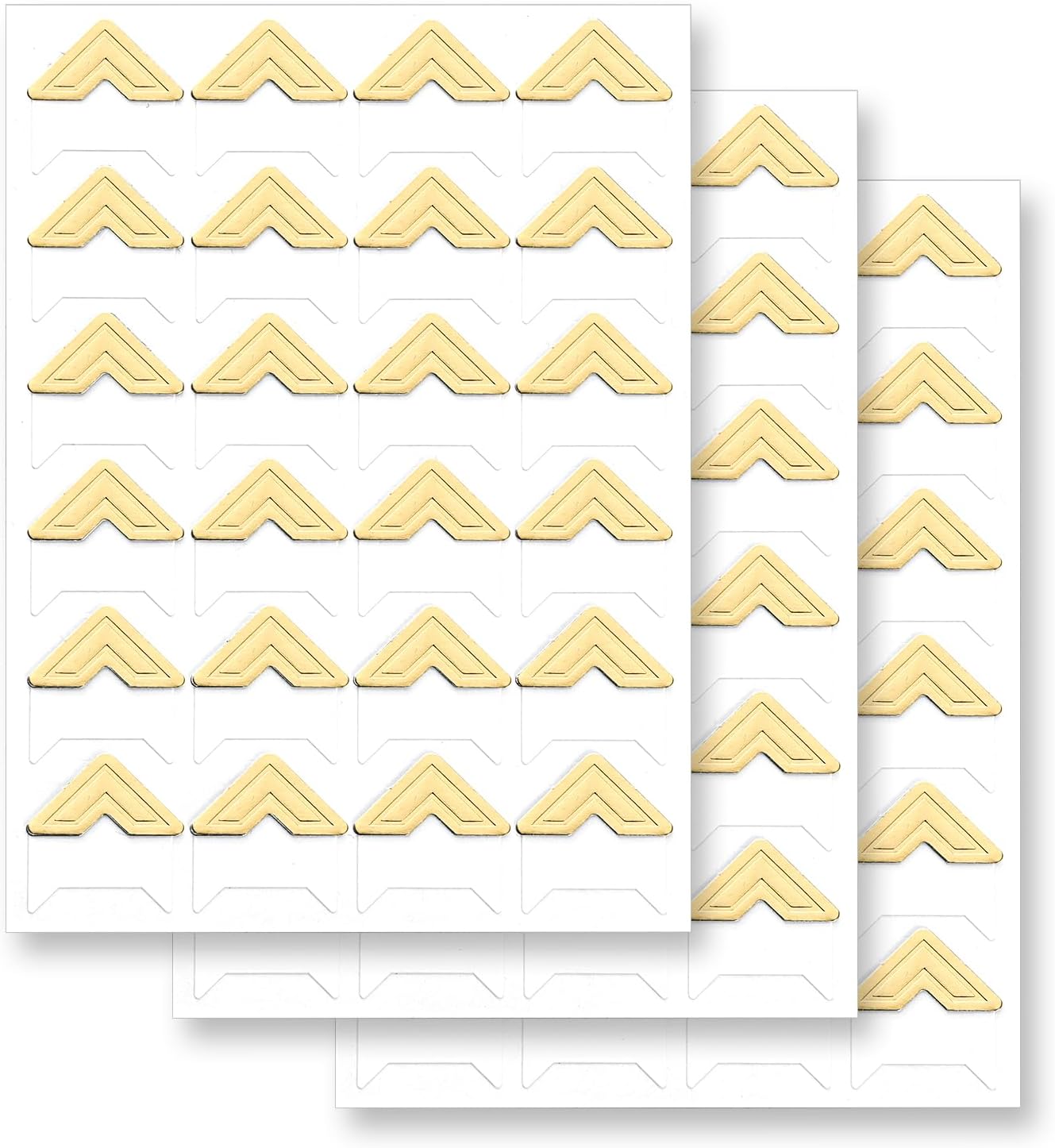 360 Pcs Photo Corners for Scrapbooking, Gold Photo Corner Stickers, Acid Free Picture Corners Self-Adhesive for Scrapbooking, Photo Corners for DIY Scrapbook, Photo Album, Memory Books, Diary