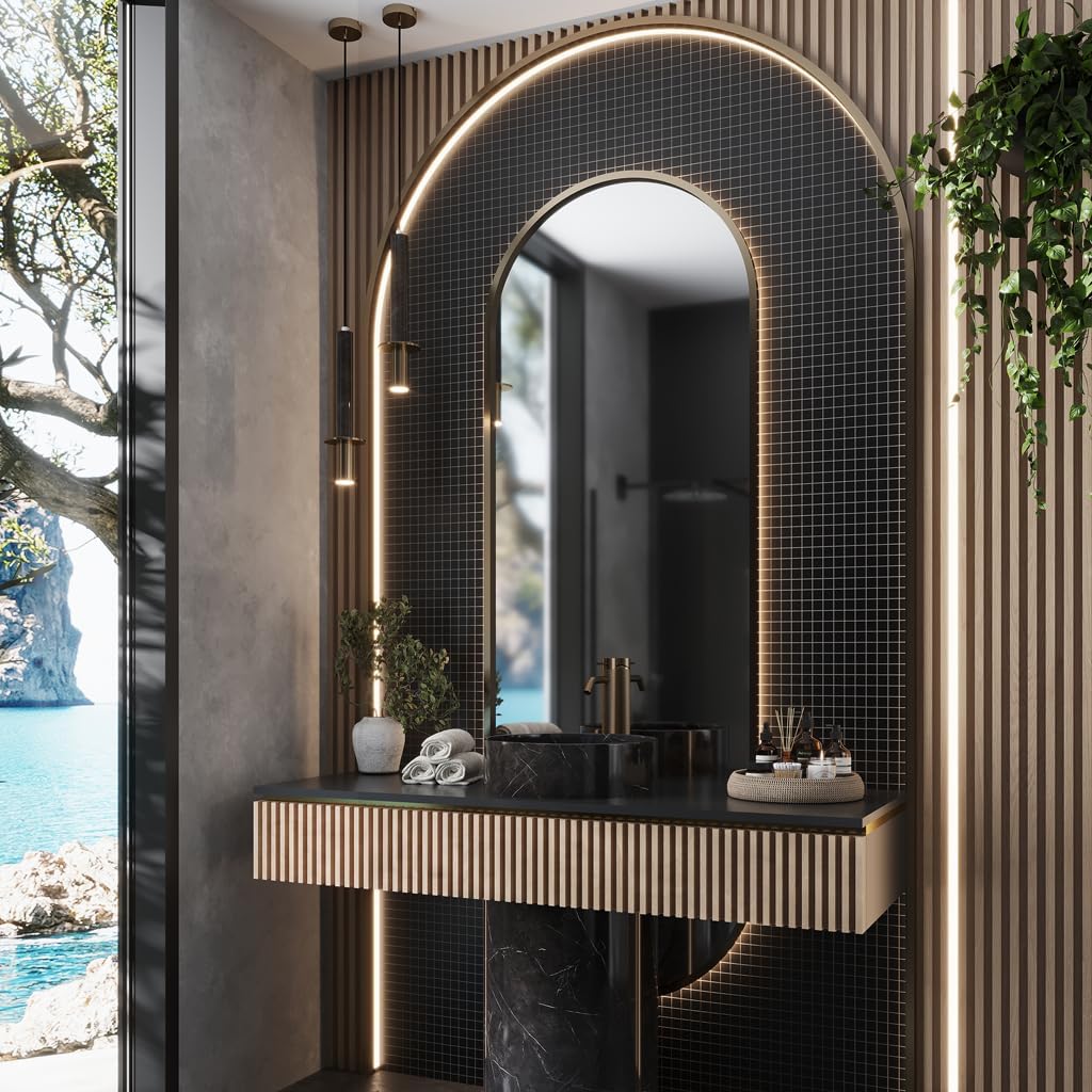 1"x1" Black Matte Finished Glass Mosaic Tile (9.67 Sq ft- Box of 10 Sheets)