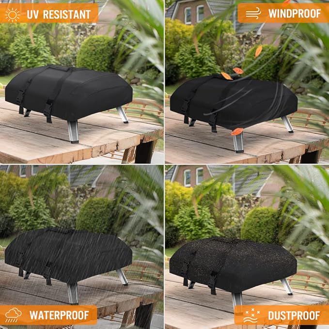 Carry Cover for Ooni Koda 12 inch Pizza Oven, iCOVER Heavy Duty Portable 12 Gas Pizzas Maker Covers Waterproof Outdoor Ovens Accessories