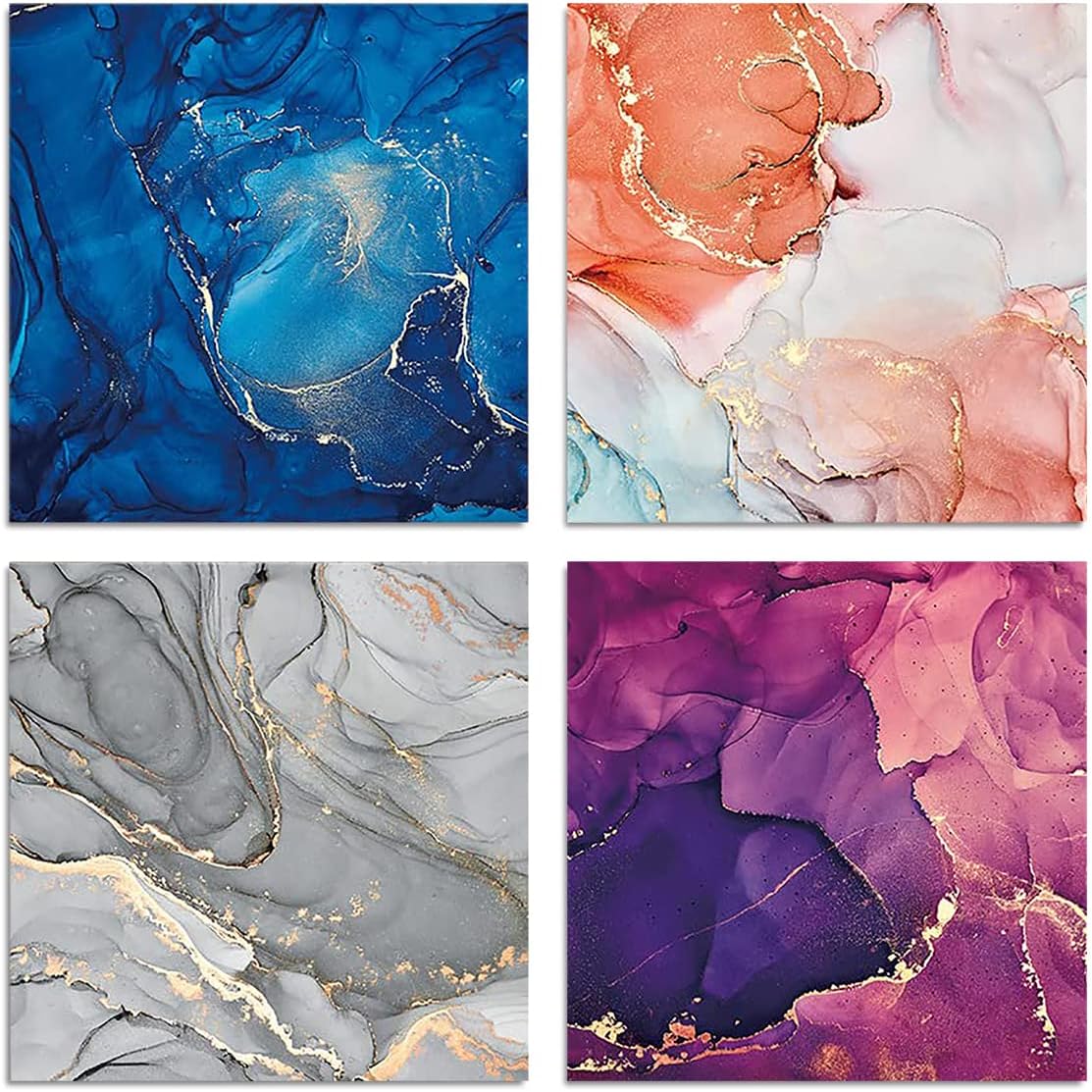 YASMEN Scrapbook Paper Pad 6×6, Marbled Pattern Watercolor Paper, 24 Sheets Single-Sided Colorful Cardstock Paper, Craft Card Making Paper Pack Scrapbooking Journal Supply Designer Art Paper Pad