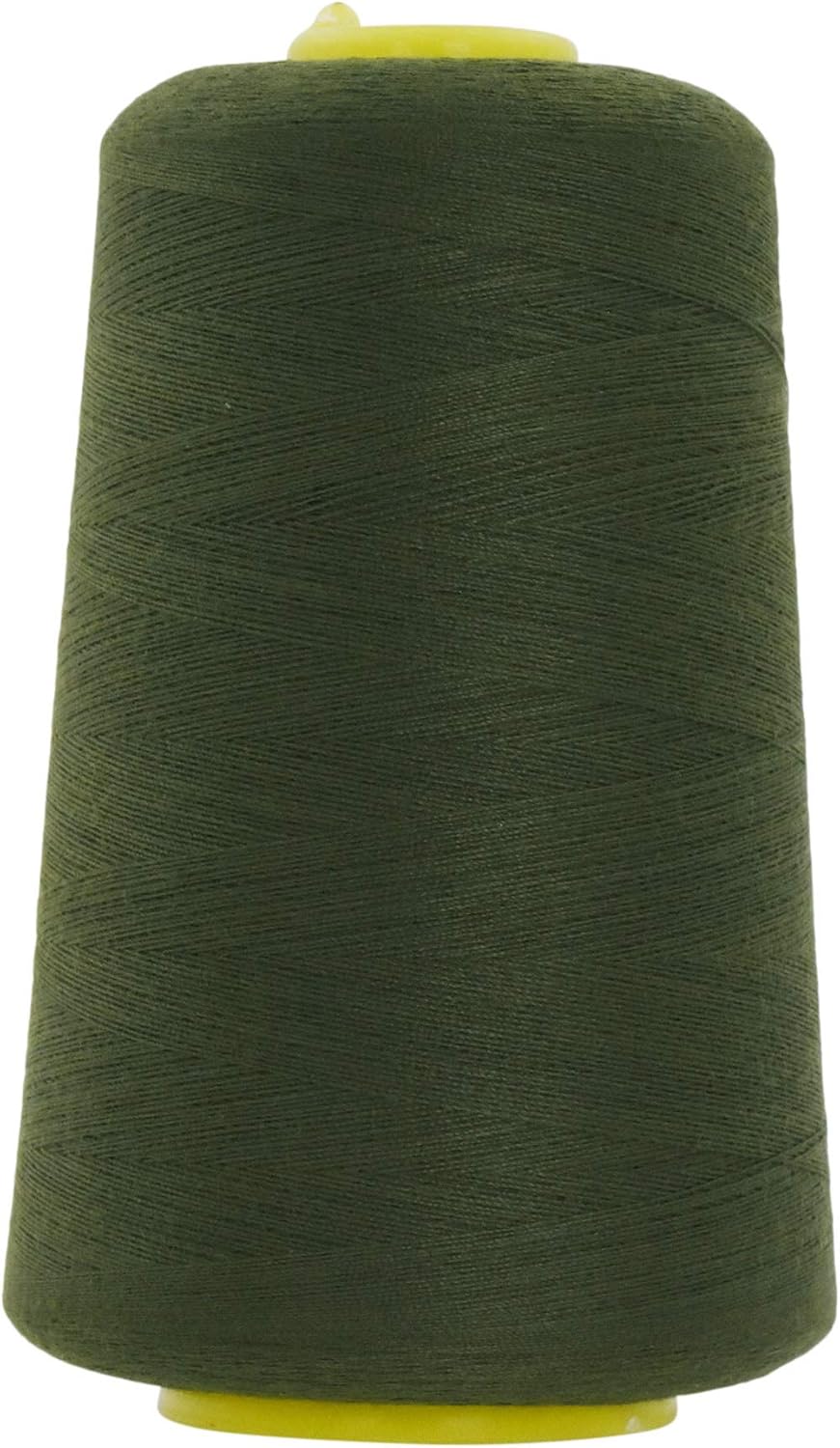 Mandala Crafts 4 Pack of Serger Threads Cones Spools - 40S/2 24000 Yards Polyester Olive Green Threads for Sergers Machine and Overlock Quilting Sewing Machine