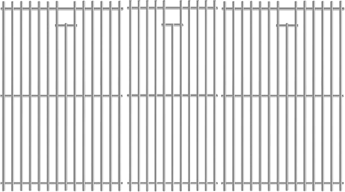Stainless Steel Cooking Grates for Traeger Woodridge Pro Pellet Grill,Grill Grates for Traeger Woodridge Elite Pellet Grill, Sear Grate Grill Grids Replacement Parts for Traeger Grills Accessories