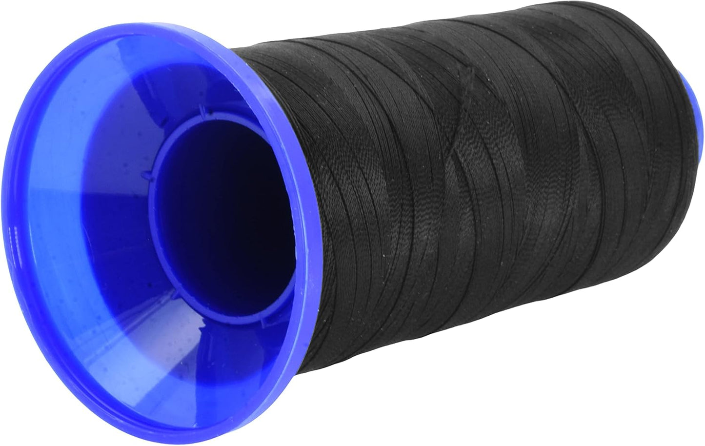 Mandala Crafts Black Heavy Duty Thread -1500 Yds Tex 70 Thread for Sewing Drapery Jeans Leather Hair - Bonded Polyester Thread Outdoor Marine Upholstery Threads