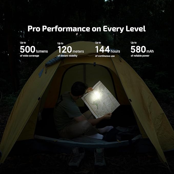 OLIGHT Oclip Pro EDC Flashlight Clip-on Light, Rechargeable 500 Lumens with Three Lighting Solutions Type-C Charging, Magnetic Flash Lights for Signaling, Cycling, Outdoor or Indoor Use(OD Green)