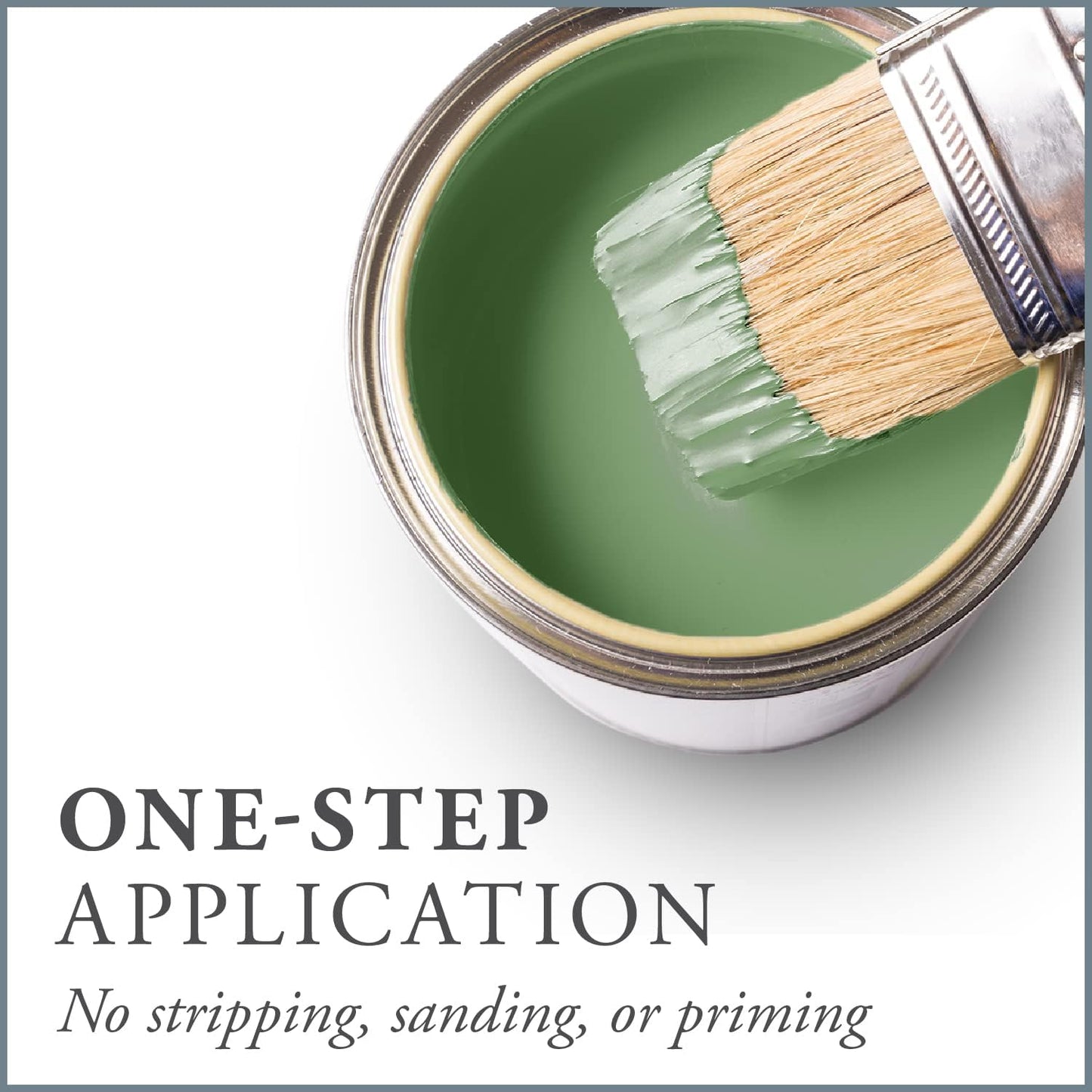 AMY HOWARD AT HOME Chalk-Based One Step Paint for Furniture, Cabinetry, Decor, Finish, and More | No Stripping, Sanding, or Priming | Dark Base | 32 Ounce | Easy Street
