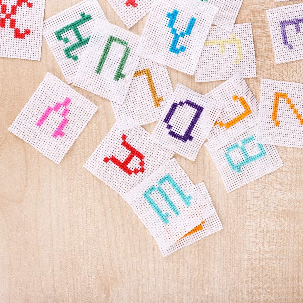 Pllieay 3 Pieces Big Size Mesh Plastic Canvas Sheets for Embroidery, Acrylic Yarn Crafting, Knit and Crochet Projects, 6 Count(19.6 X 13 inch)