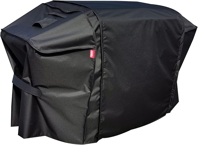 Extension Griddle Cover for All of 22" with Stand Models &28" Griddle with Single Shelf Models,Waterproof 300D*300D Dyed Polyeater with TPU Coating; Flat Top Gas Grill Cover, Black