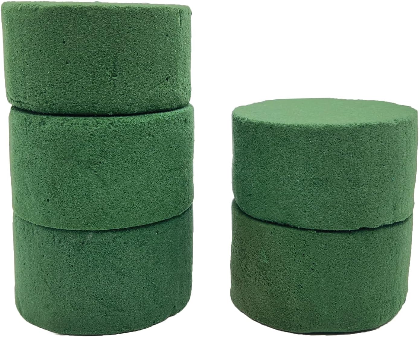 5 Pcs Floral Foam, MYYZMY 3 Inch Dry Wet Floral Foam Bricks Round for Artificial Flowers