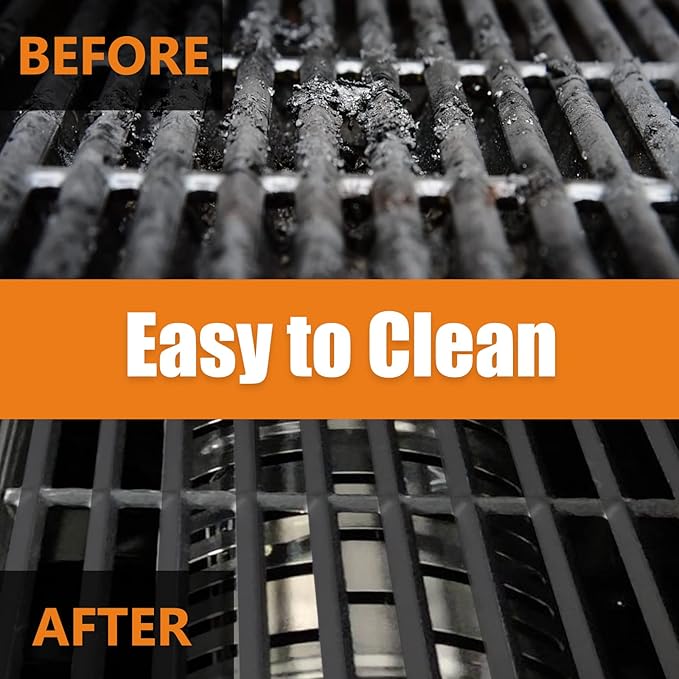 Hisencn Grill Grates 18 Inch for Charbroil 463244819 463276517 463245917 463276617, Grill Grates Replacement Parts for Char-Broil 463277918 466245917 463274719, G470-0003-W1 G470-0002-W1