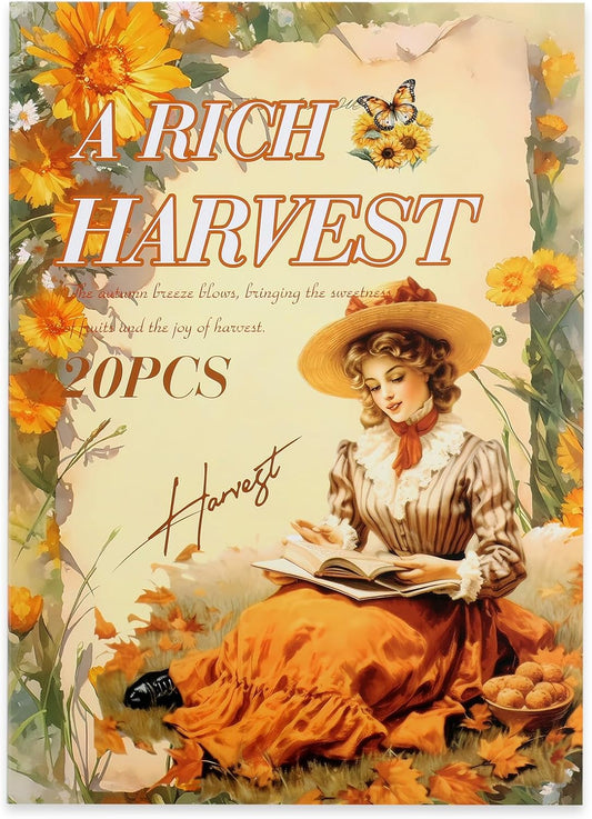 Scrapbook Stickers 20 Sheets 240 Pre-Cut Washi Stickers for Journaling PET Transparent Book Sticker Sunflower Sticker Decorative or DIY Paper Crafts, Arts and Crafting Projects