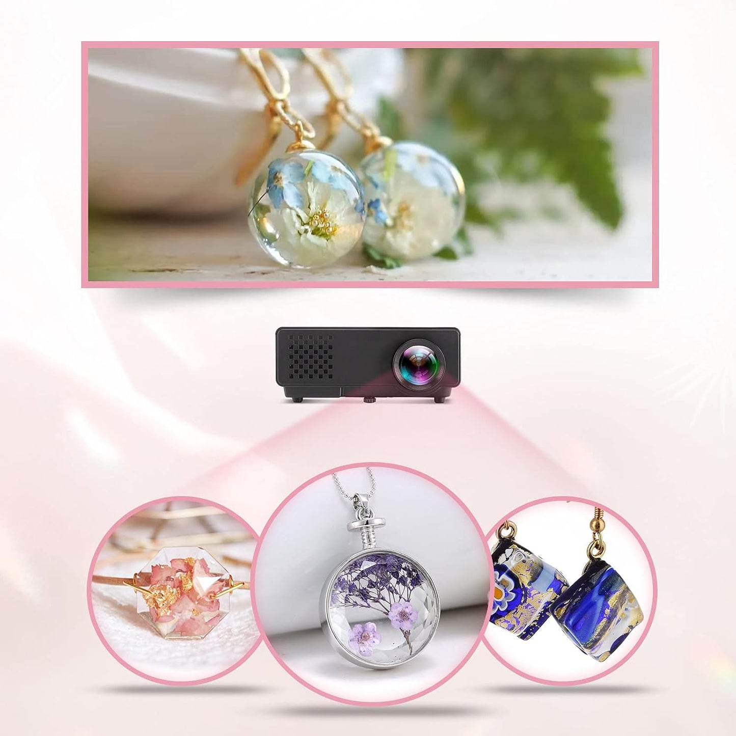 UV Resin-100g Upgraded Crystal Clear Hard Type UV Curing Premixed Epoxy Resin Starter Kit for Jewelry Making