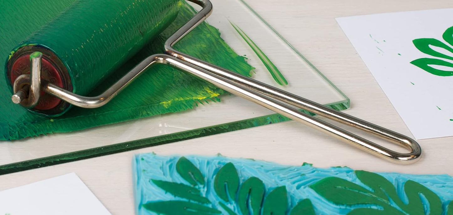 Schmincke - College Linol, artists' lino printing inks, red in 75 ml tube, 39300013, low-odour water-based lino printing ink, lightfast, even print