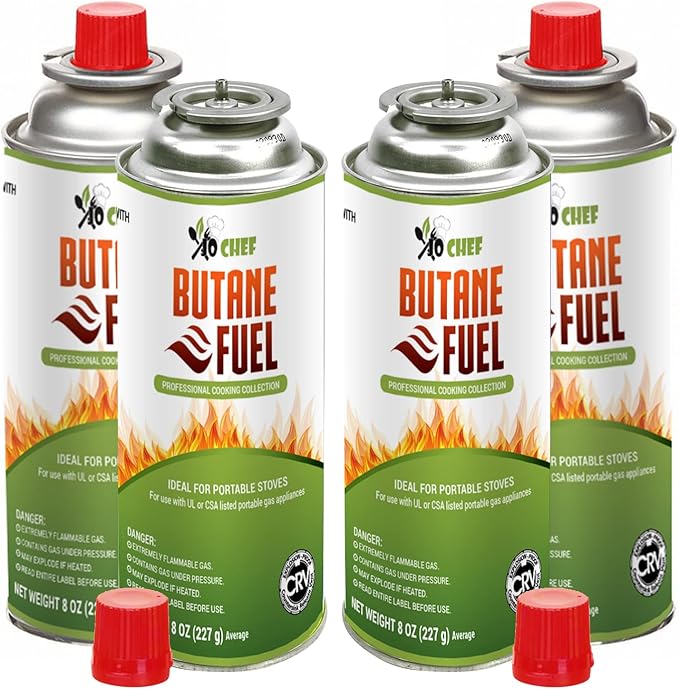 JoChef Butane Camping Stove - 9,500 BTU Portable Gas Stove