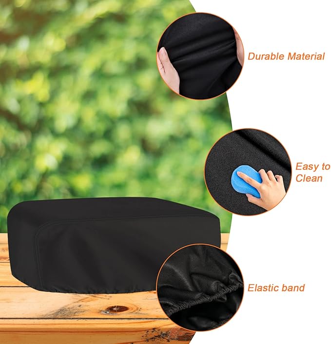 Grill Cover for Blackstone E-Series 17" Electric Tabletop Griddle with Hood,Waterproof Small Tabletop Grill Cover,Heavy Duty Camping Table Top Grill Cover