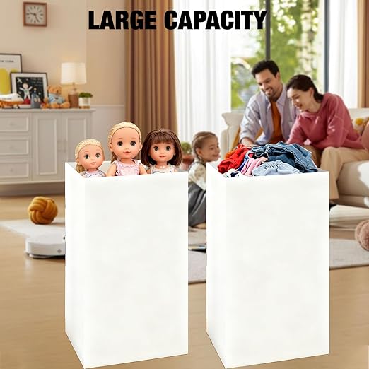 5 Pack Disposable Trash Cans 13 Gallon Reusable Garbage Cans Large Portable Cardboard Recycling Bins for Party Wedding Picnic, (13.5" L x 10.0" W x 21.7" H)