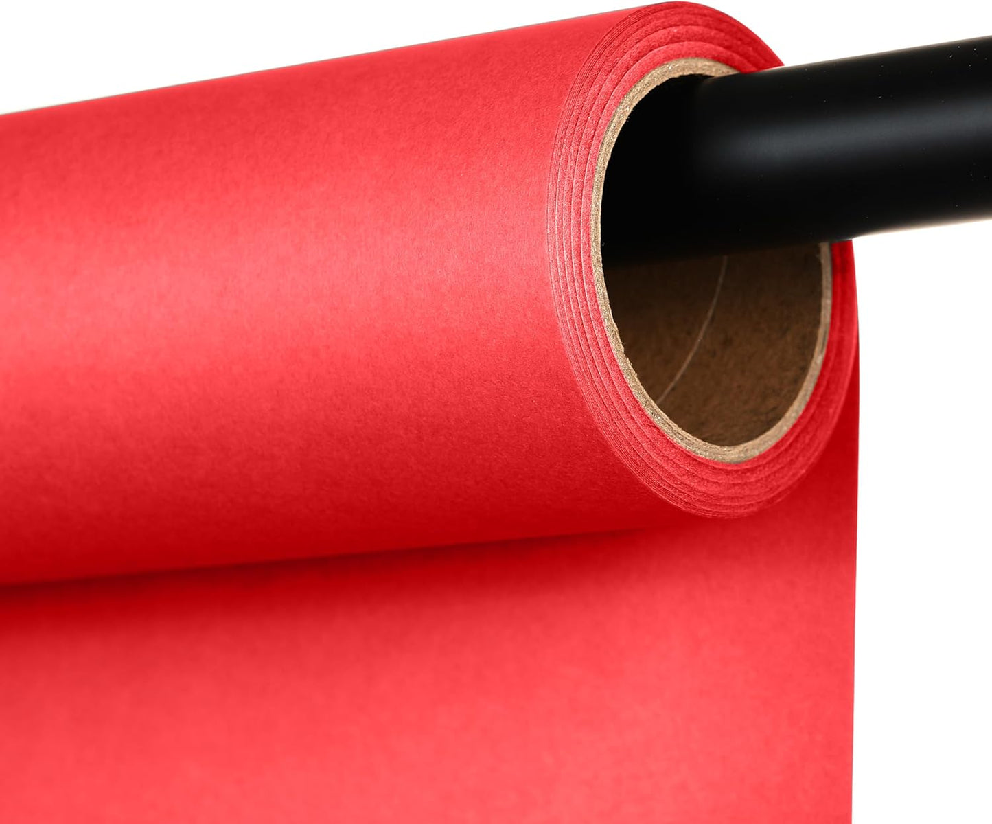 Seamless Photography Background Paper Roll, Blue Photo Paper Backdrop for Photography, Video and Streaming (Scarlet, 82" x16')